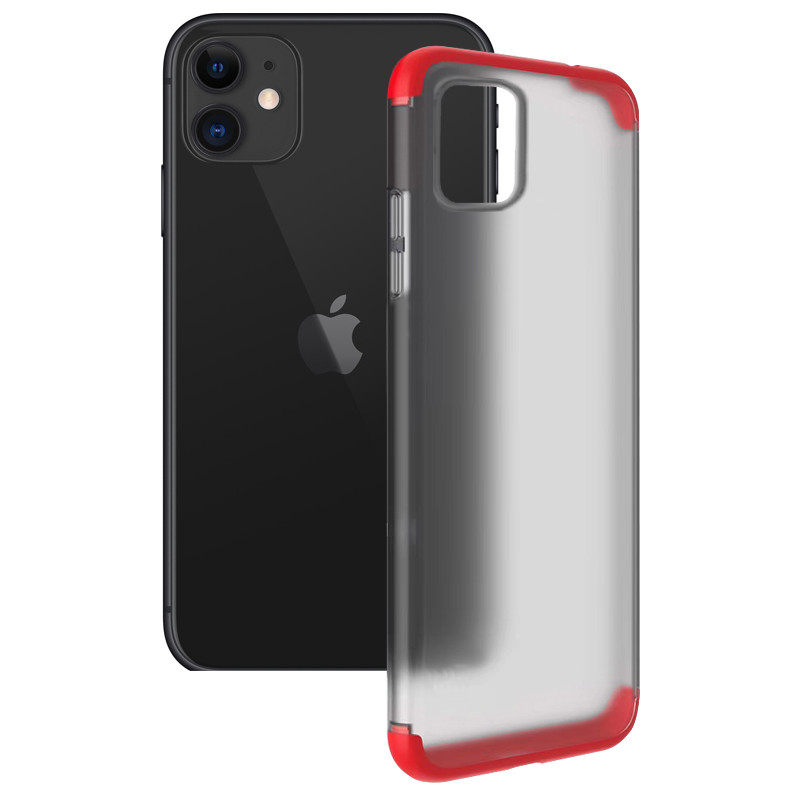 

Матова PC накладка GKK LikGus 360 градусів на Apple iPhone 11 (6.1") (Червоний) 787330