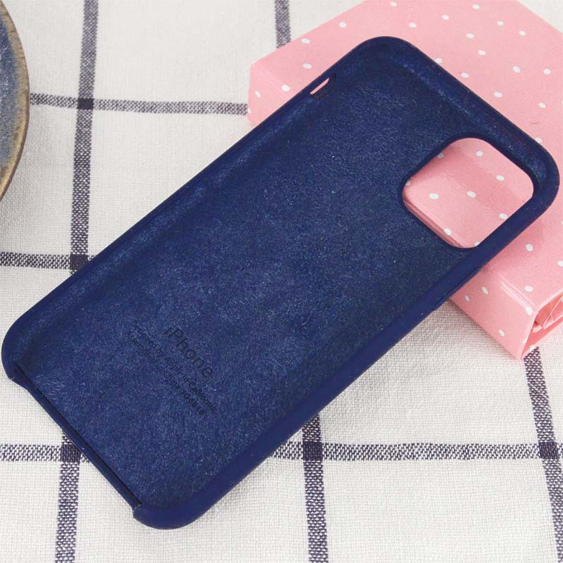 Фото Чохол Silicone Case (AA) на Apple iPhone 11 (6.1") (Темно синій / Midnight blue) в маназині vchehle.ua
