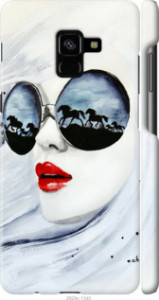 Чехол Девушка акварелью для Samsung Galaxy A8 Plus 2018 A730F