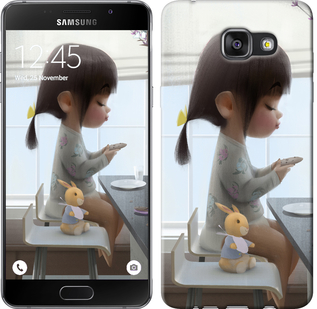 

Чехол Милая девочка с зайчиком для Samsung Galaxy A7 (2016) A710F 636407