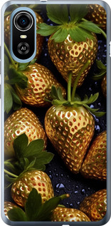 Чехол Золотая клубника для ZTE Blade A31 Plus