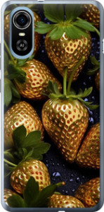 Чехол Золотая клубника для ZTE Blade A31 Plus