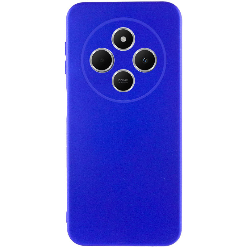 Чехол Silicone Cover Lakshmi Full Camera (AA) для Xiaomi Redmi 14C / Poco C75 (Синий / Iris)