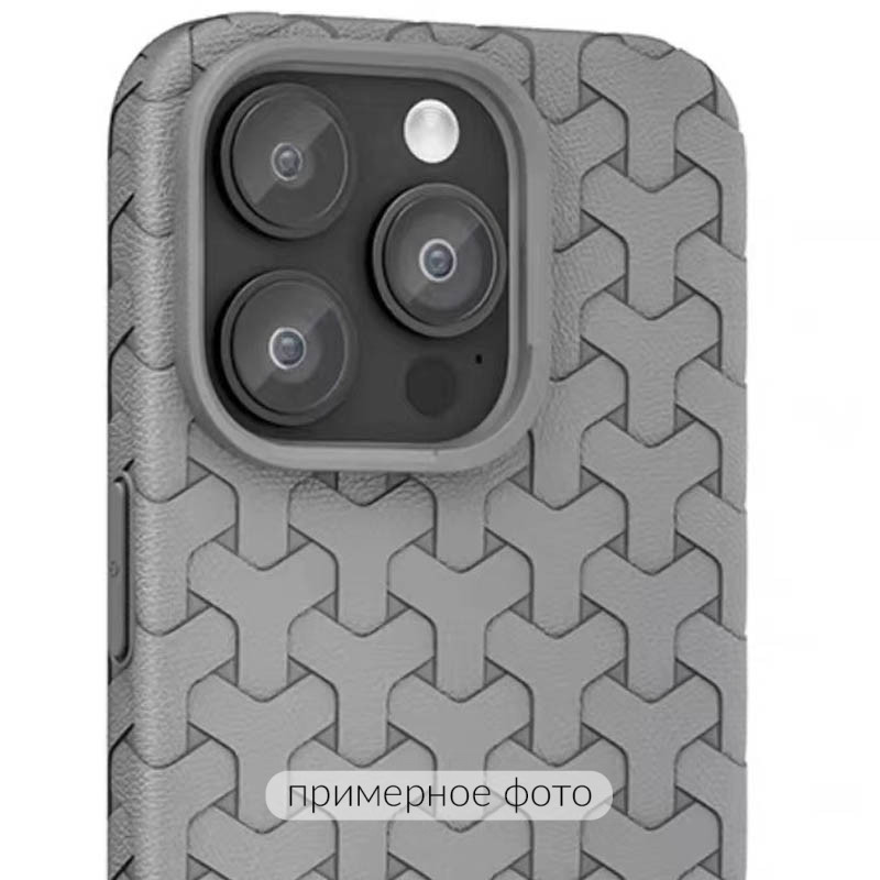 Фото Чехол TPU Weaving для Apple iPhone 13 / 14 (6.1") (Grey) на vchehle.ua