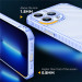 Чохол TPU Ease Carbon color series на Apple iPhone 12 Pro Max (6.7") (Синій / Прозорий) в магазині vchehle.ua