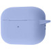 Силіконовий футляр New з карабіном для навушників Airpods Pro 2 (Блакитний / Lilac Blue)