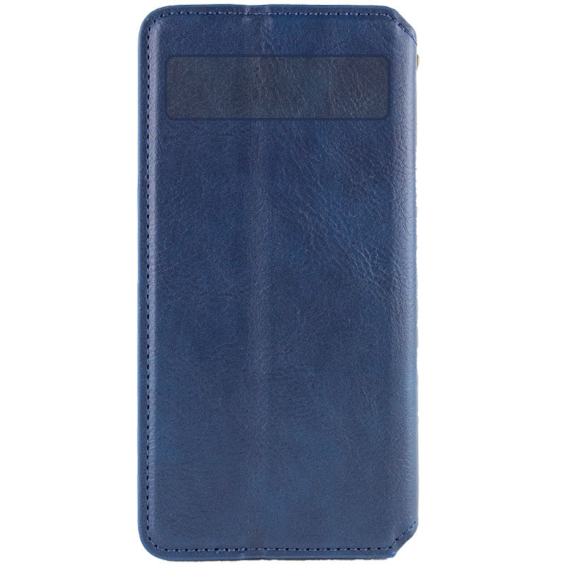 Фото Шкіряний чохол-книжка GETMAN Cubic (PU) на Google Pixel 6 Pro (Синій) на vchehle.ua