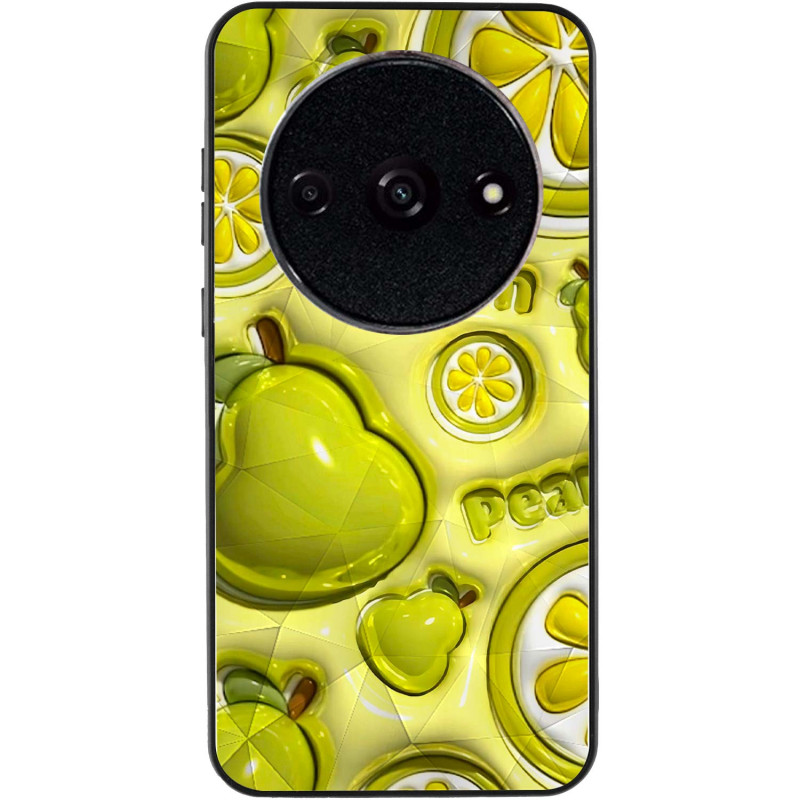 Фото TPU+PC чехол Prisma Fluffie для Xiaomi Redmi A3 / Poco C61 (Lemon) на vchehle.ua