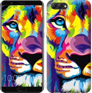 

Чехол Разноцветный лев для Huawei Honor V10 / View 10 669803
