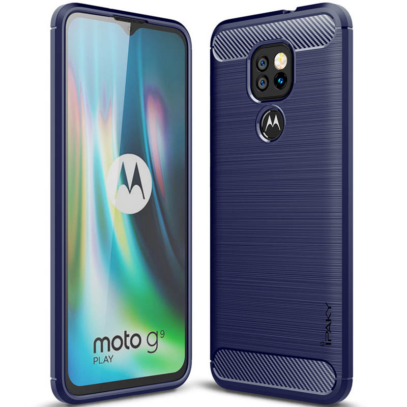 

TPU чохол iPaky Slim Series на Motorola Moto G9 Play (Синій) 1068861