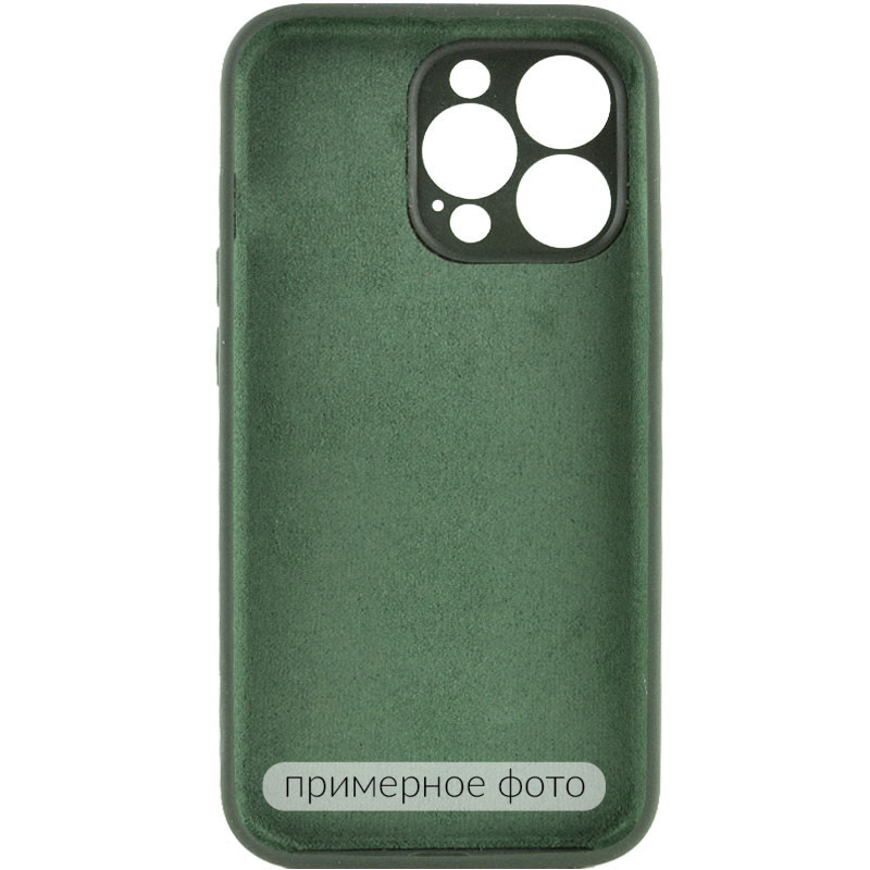 Фото Чехол Silicone Case Full Camera Protective (AA) NO LOGO для Apple iPhone 16 (6.1") (Зеленый / Cyprus Green) на vchehle.ua