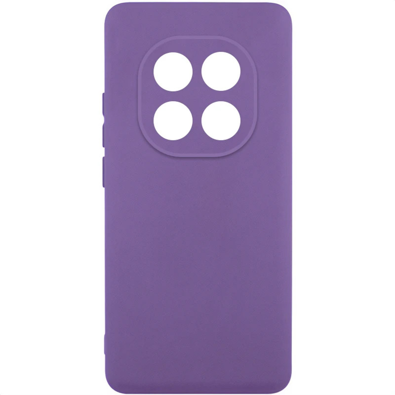 Чехол TPU GETMAN Liquid Silk Full Camera для Xiaomi Redmi Note 14 Pro+ 5G (Фиолетовый / Amethyst)