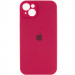 Чехол Silicone Case Full Camera Protective (AA) для Apple iPhone 13 (6.1") (Красный / Rose Red)