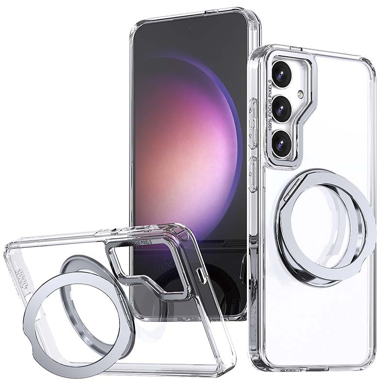 Чехол TPU+PC Aura Fold для Samsung Galaxy S24 FE (Transparent)