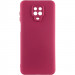 Чехол Silicone Cover Lakshmi Full Camera (AA) для Xiaomi Redmi Note 9s / Note 9 Pro / Note 9 Pro Max (Бордовый / Marsala)
