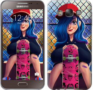 

Чохол Прикольна дівчинка зі скейтбордом на Samsung Galaxy E7 E700H 618103