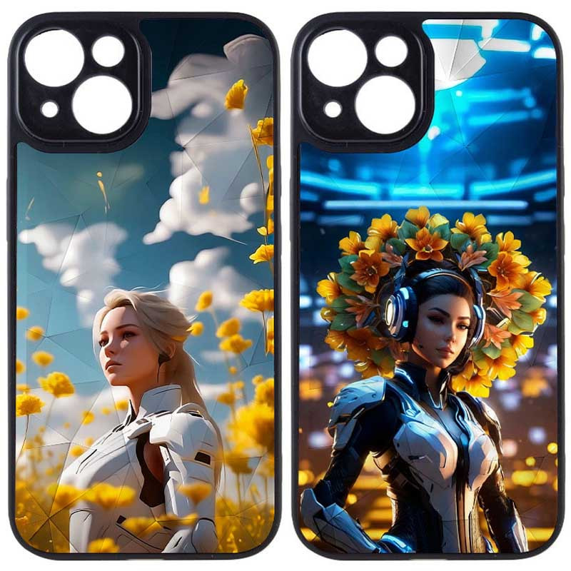 TPU+PC чехол Prisma Ladies для Apple iPhone 15 (6.1")