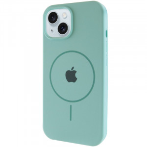 Чохол Silicone Case Full Protective (AA) with Magnetic Safe на Apple iPhone 15 (6.1")