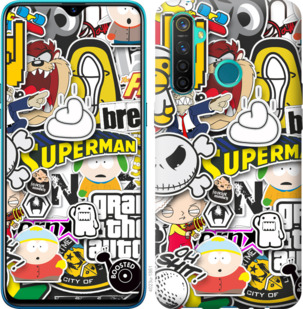 

Чехол Popular logos для Realme 5 Pro 917207