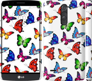 

Чехол Красочные мотыльки для LG G3 Stylus D690 881351