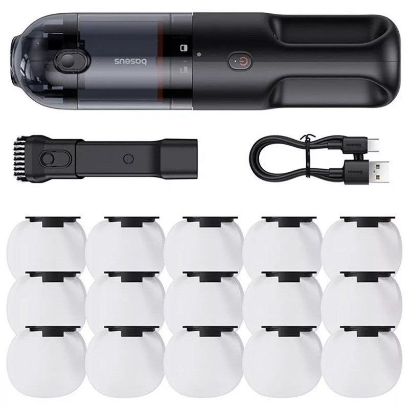 Уцінка Портативний пилосос Baseus AP01 Handy Vacuum Cleaner (Розкрита упаковка / Black) в магазині vchehle.ua