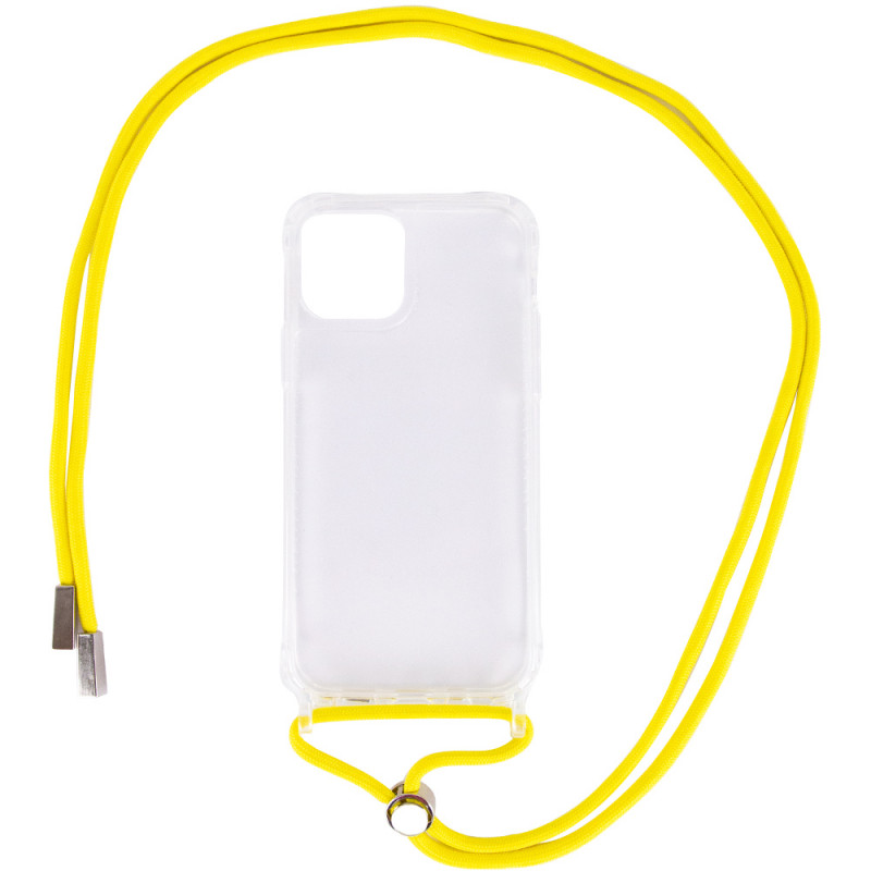 

Чохол TPU Crossbody Transparent на Apple iPhone 11 Pro Max (6.5") (Жовтий) 1100840