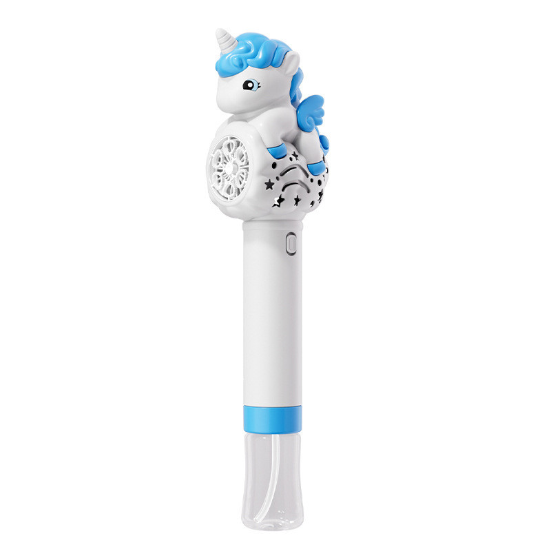 Пистолет с мыльными пузырями H055 Little Unicorn + bottle 50ml (Light Blue)
