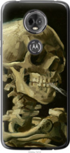 Чехол Винсент Ван Гог. Череп для Motorola Moto E5 Plus