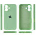 Фото Чехол Silicone Case Full Camera Protective (AA) для Apple iPhone 16 (6.1") (Зеленый / Pistachio) в магазине vchehle.ua