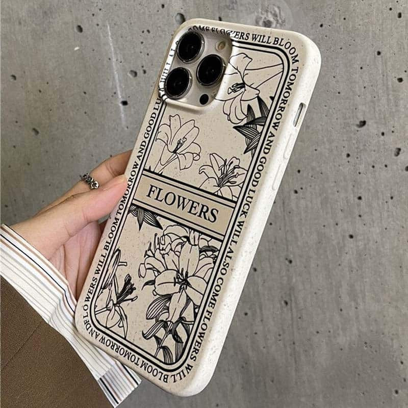 TPU чехол Font для Apple iPhone 12 Pro Max (6.7") (Flowers) в магазине vchehle.ua