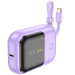 Фото Портативное зарядное устройство Power Bank Hoco Q20 Fountain 22.5W+PD20W 10000 mAh (Purple) на vchehle.ua