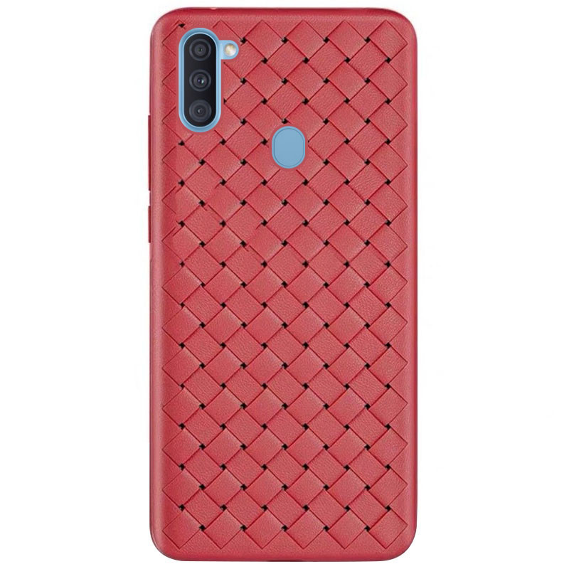 

PU чехол-накладка Epik Weaving series для Samsung Galaxy A11 (Красный) 904823