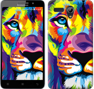

Чохол Різнобарвний лев на Lenovo A616 261511