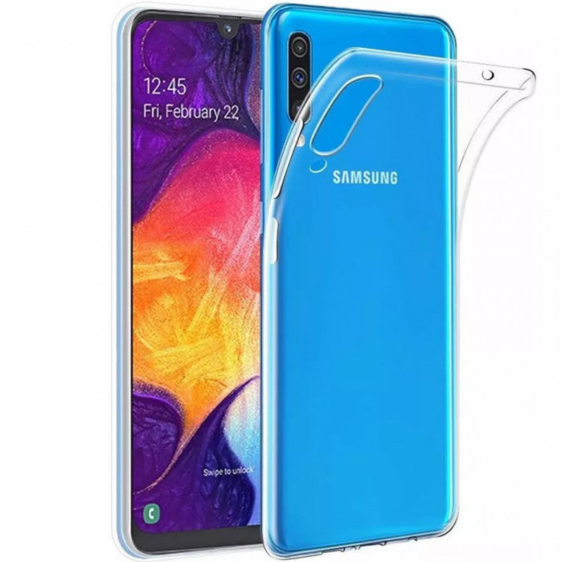 TPU чехол Epic Transparent 1,0mm для Samsung Galaxy A50 (A505F) / A50s / A30s (Бесцветный (прозрачный))