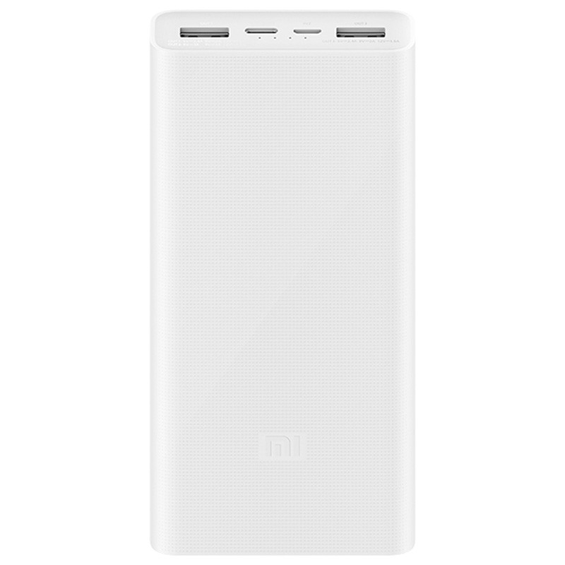 Портативное ЗУ Xiaomi Mi Power Bank3 18W 20000 mAh (2USB+Type-C)(PLM18ZM/VXN4258CN) (Белый)