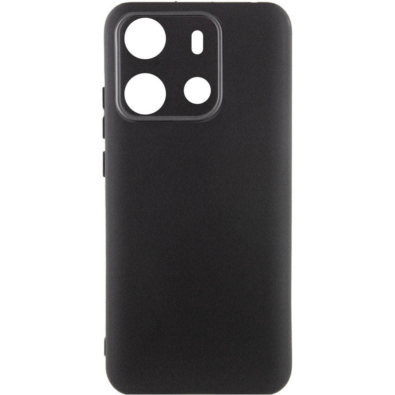 Чохол Silicone Cover Lakshmi Full Camera (A) на Tecno Spark Go 2023 (Чорний / Black)