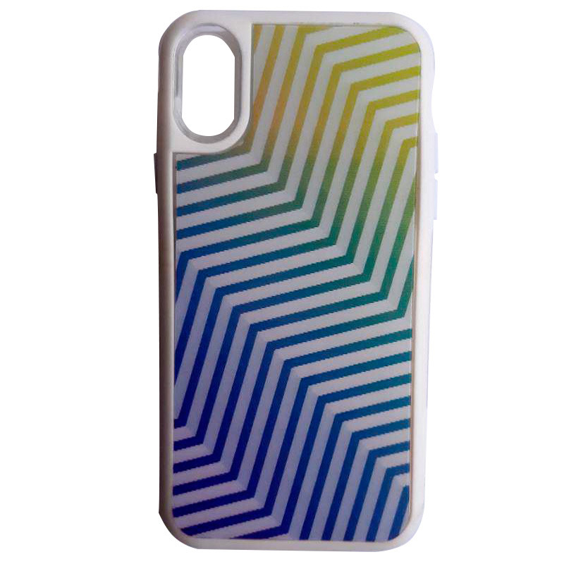 

Голограмний 3D чохол з анімованої заставкою Kaleido Bloom на Apple iPhone X (5.8") / XS (5.8") (Зигзаг - веселка) 700698