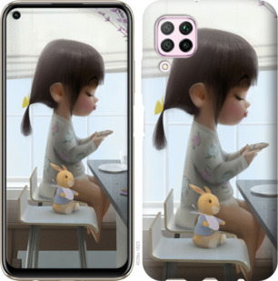 

Чехол Милая девочка с зайчиком для Huawei Nova 6SE 878552