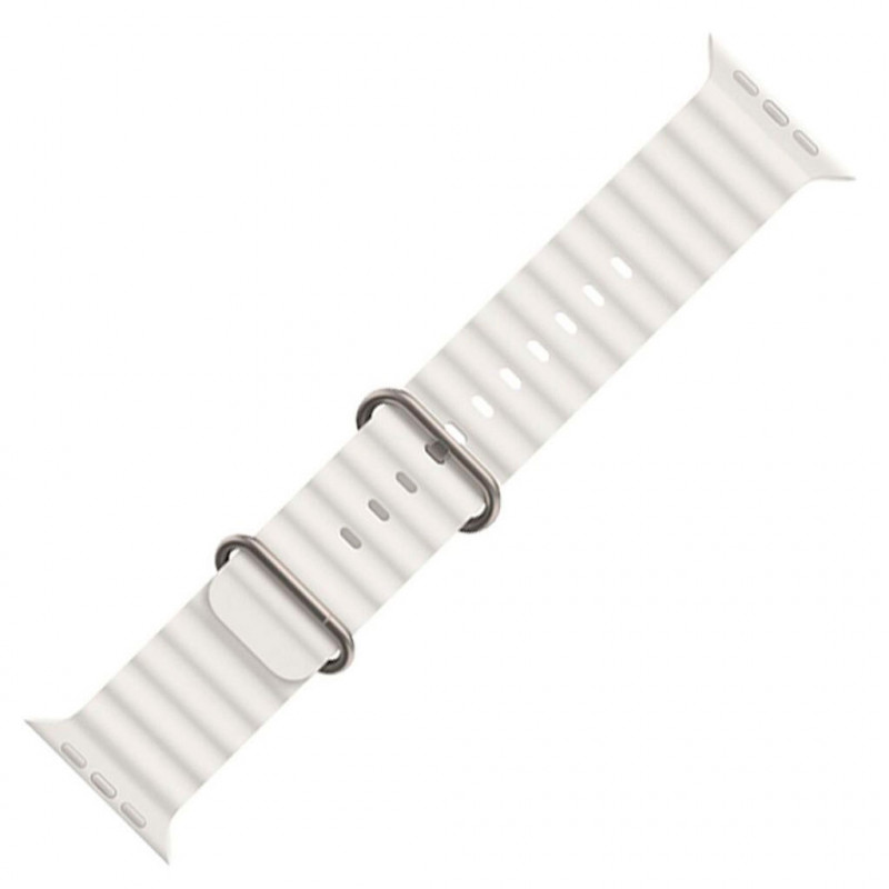 Фото Ремінець Hoco WA12 Original series Apple watch (38/40/41mm) (White) в маназині vchehle.ua