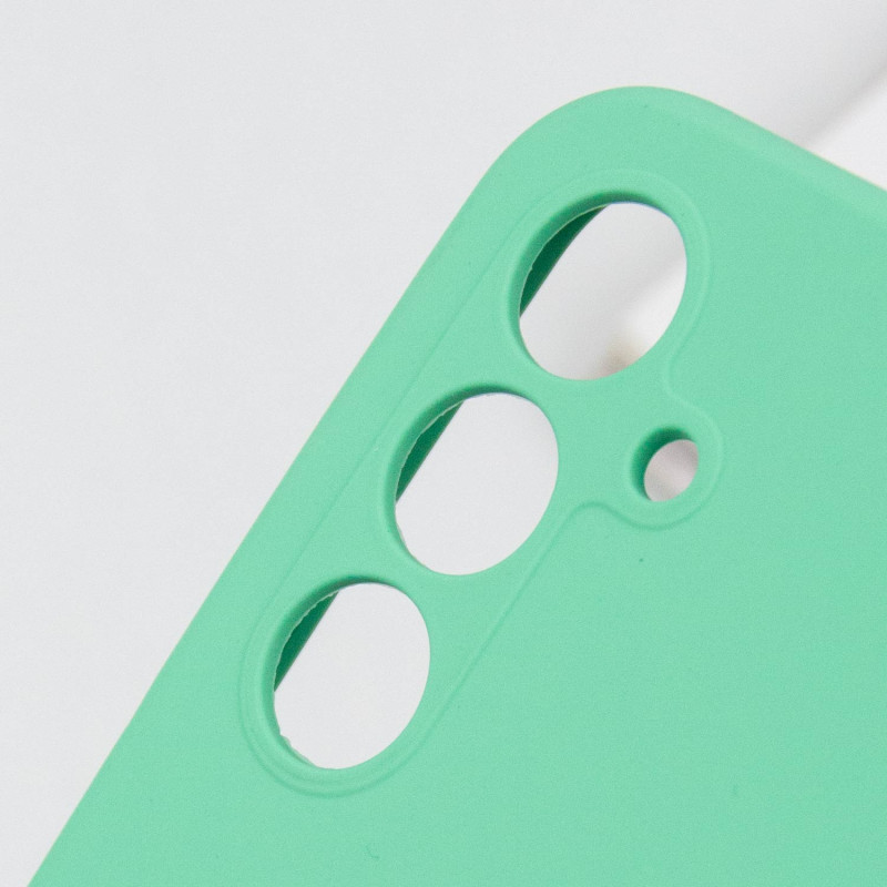 Купити Чохол Silicone Cover Lakshmi Full Camera (AA) на Samsung Galaxy A55 (Ментоловий / Mint) на vchehle.ua