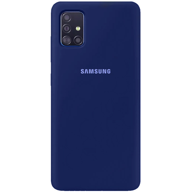 

Чехол Silicone Cover Full Protective (AA) для Samsung Galaxy A51 (Темно-синий / Midnight blue) 1082150