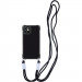 Чехол TPU CrossBody with straps для Apple iPhone 11 (6.1") (Black)