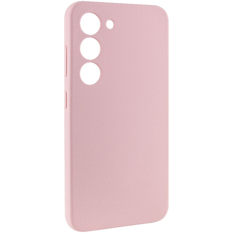 Фото Чехол Silicone Cover Lakshmi Full Camera (AAA) для Samsung Galaxy S23+ (Розовый / Pink Sand) на vchehle.ua