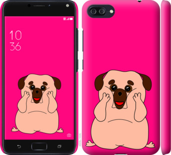 

Чехол Весёлый мопс для Asus ZenFone 4 Max ZC554KL 928706