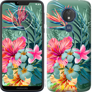 

Чехол Тропические цветы v1 для Motorola Moto G7 Power 845308
