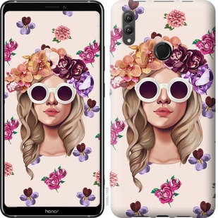 

Чохол Дівчина з квітами v2 на Huawei Honor Note 10 670905