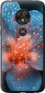 Чохол Роса на квітці на Motorola Moto G7 Play