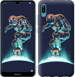 

Чохол Космонавт на скейтборді на Huawei Y6 2019 711306