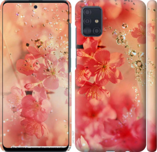 

Чехол Розовые цветы для Samsung Galaxy A51 2020 A515F 875932