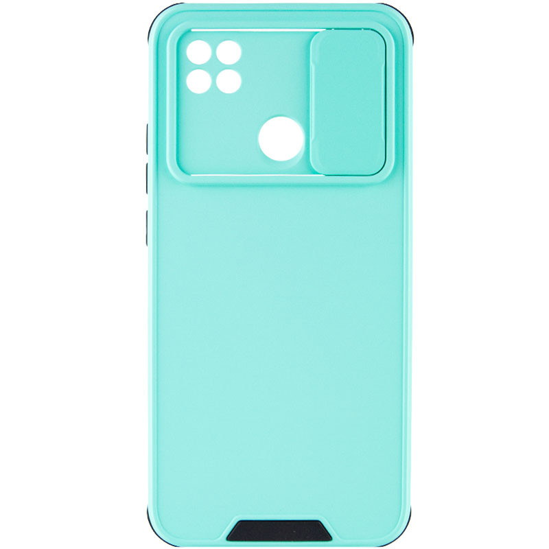 

TPU+PC чехол Lens series для Xiaomi Redmi 9C (Мятный) 1213075